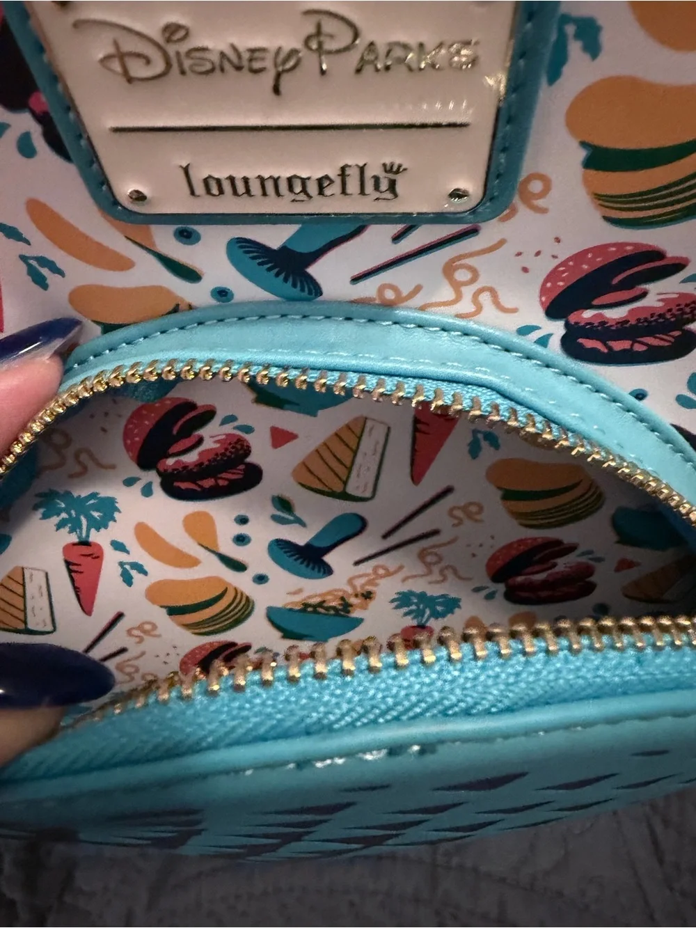 Loungefly Disney Food & Wine Festival 2023 Mini Backpack.